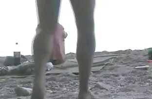 Ερασιτεχνικό ζευγάρι στην παραλία